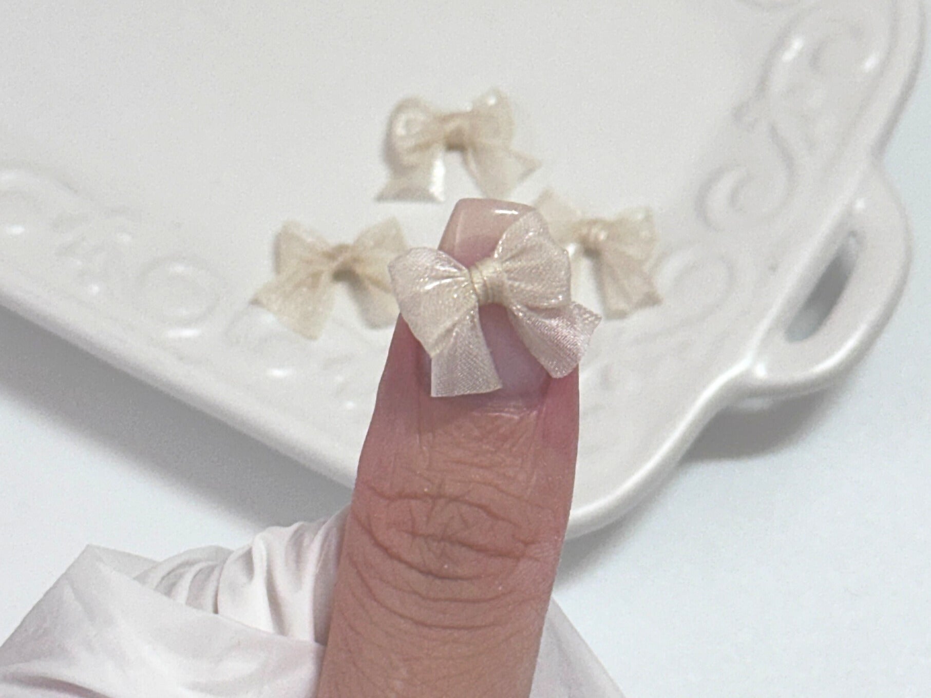 シフォンパフリボン